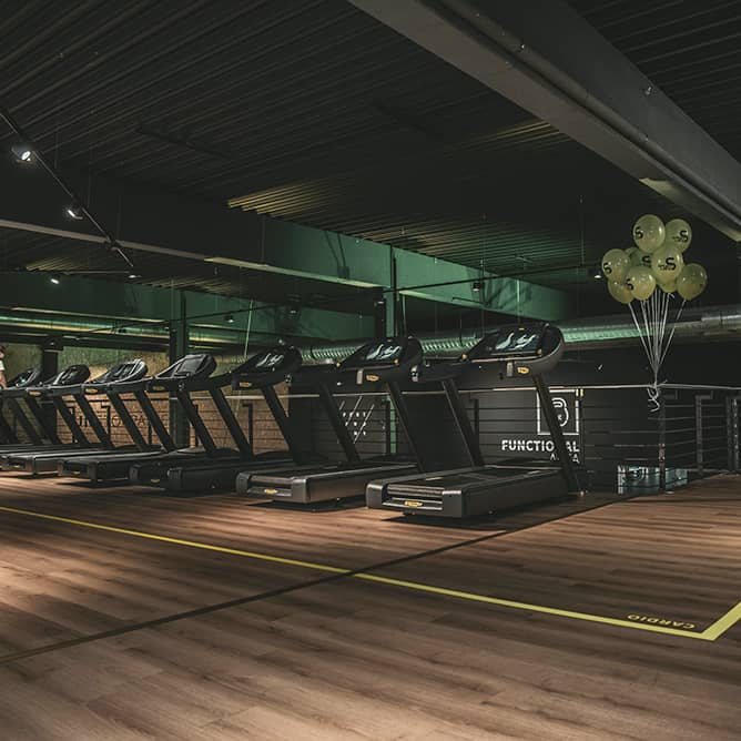 Image of treadmills at the gym